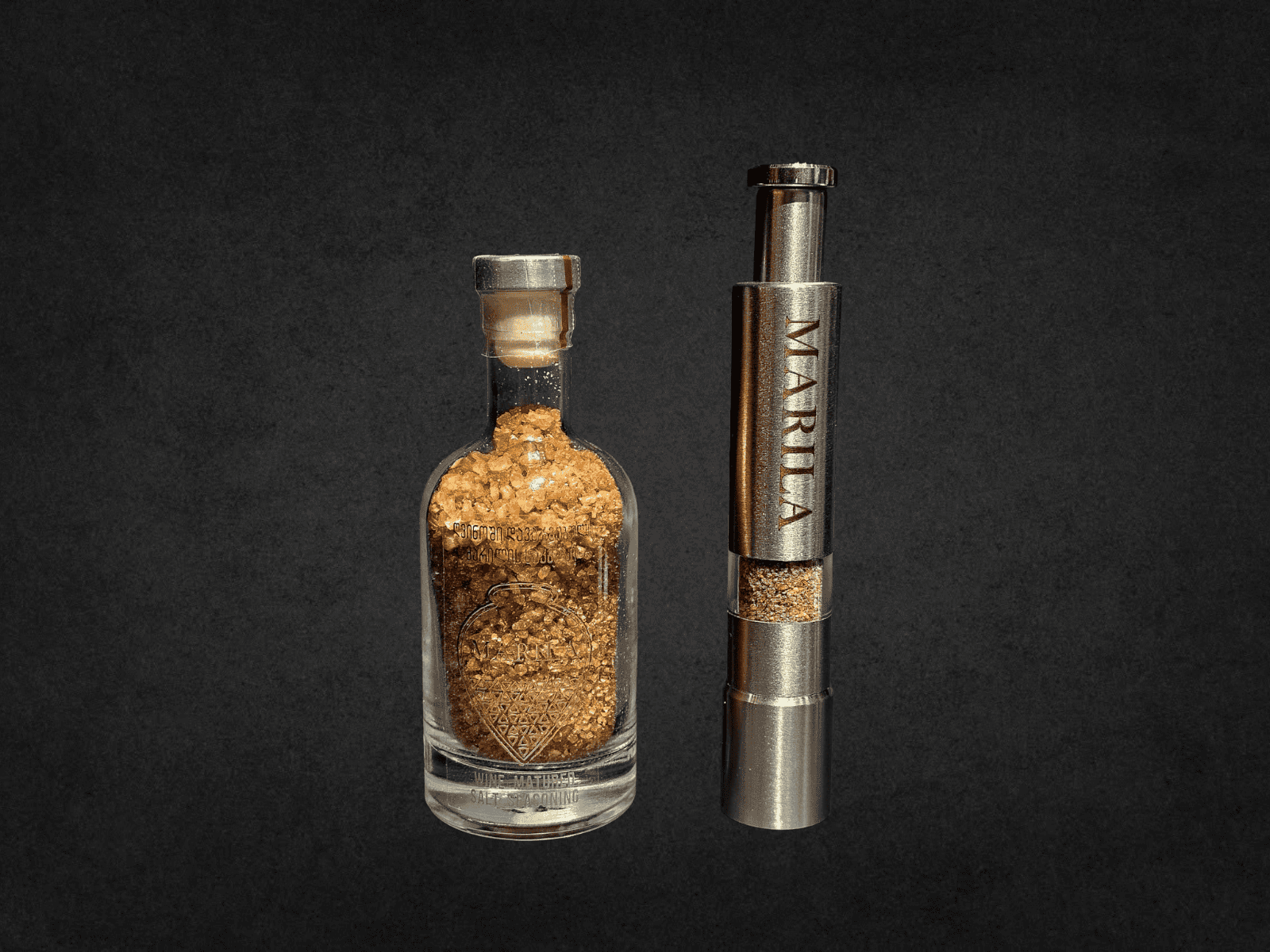 Rkatsiteli Marila and Grinder sets